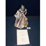 A Royal Worcester figure of Egyptian girl 'Nefertari', limited edition no.