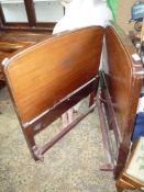 A pair of high gloss finished Mahogany Single Bedsteads,