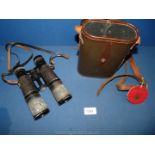 A pair of binoculars, Henson Ltd. with case.