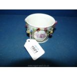 A very rare miniature porcelain jardiniere from the Gera factory, c.