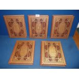 Five Victorian volumes of 'Country Seats of the Noblemen and Gentlemen of Great Britain and