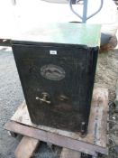 A large and heavy Lockable Safe by J. Cartwright & Son., West Bromwich, Est.