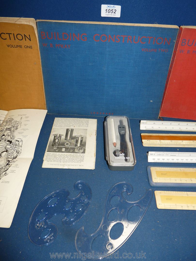 A box of Scriveners books - Building Construction Vol I, II, III. by W.B. - Image 4 of 4