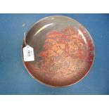 An unusual Frejus lustre Plate by Dominigo Zumbo,