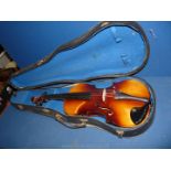 A Tatra by Rosetti violin, 25 1/2" long, needs some attention, no bow and case a/f.