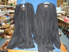 Two Ede & Ravenscroft Ltd. graduation Gowns.
