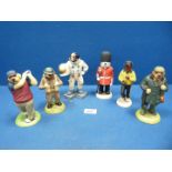 Six Robert Harrop 'Doggy People' figures