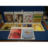 Ten journals of 'The World of Interiors' 1983-1988.
