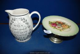 A cream ground Wedgwood ''The London'' Jug,