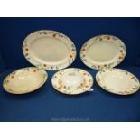 Adderley ware set of bowls platters plus lid etc.