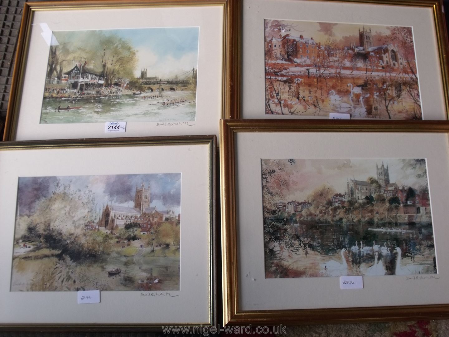 Four David Birtwhistle signed Prints.