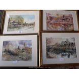 Four David Birtwhistle signed Prints.