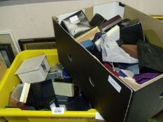 Two boxes of jewellery boxes