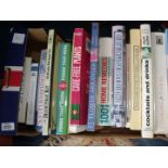 A box of books including gardening, cookery, craft, health, etc.