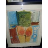 Henry Cliffe: watercolour 'Nude Rear Study', signed, catalogue no.