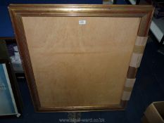 A large gold leaf picture Frame, 33'' x 36 1/4''.