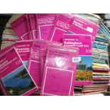 A large box of Ordnance Survey maps and others.