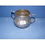 A Silver two handled Porringer, from Tessiers, London 1922,