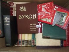 Box of Readers Digest and Reprint Society novels including Churchill and Arthur Bryant etc.