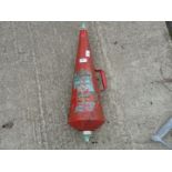 Cone shaped fire extinguisher