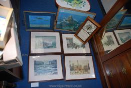 Reproduction Lowry prints, pictures, wall clock etc.