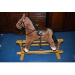Child's rocking horse, Mulholland & Bailey, 40" high.