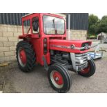 A Massey Ferguson 1967 135 Farm Tractor in very tidy condition and with "Sta-Dri" safety cab,