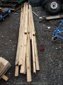 Quantity of decking base and hand rails
