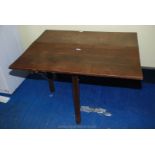 Drop leaf table, 52" long x 41" wide.