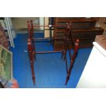 Three section wooden clothes horse.