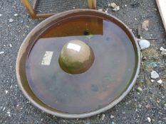 Cast iron 3' diameter pig feeder