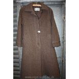 A Windsmoor wool coat, brown with belt.