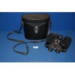 A pair of cased Boots Ascot binoculars, 10 x 50.