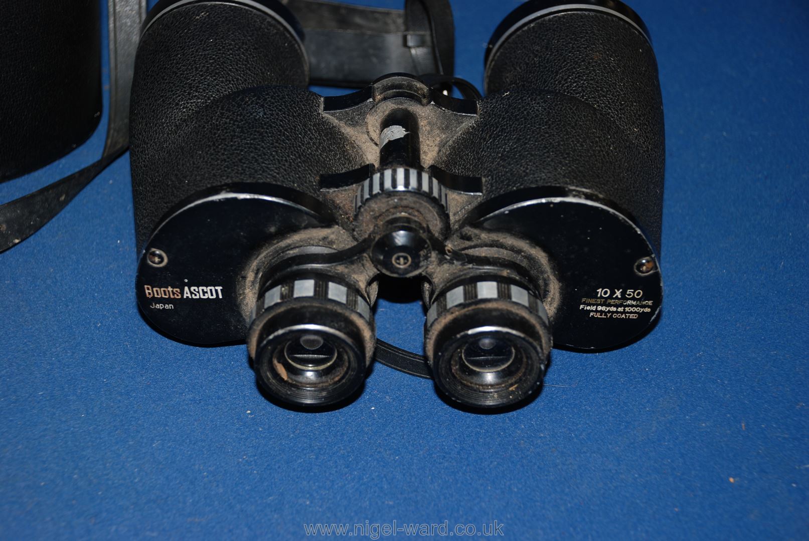 A pair of cased Boots Ascot binoculars, 10 x 50. - Image 2 of 2