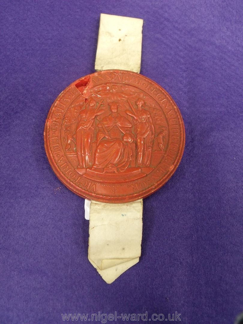 The Great Seal of the Duchy of Lancaster, - Image 2 of 3