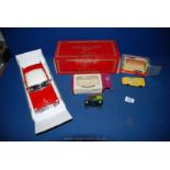 Three model vehicles including Golden line E1;18 1955 Buick Mira, boxed,