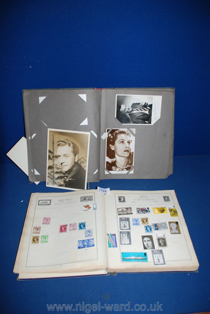 A Postcard Album with many souvenir cards from film stars including Judy Garland, Shirley Temple, - Image 4 of 4