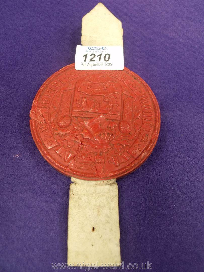 The Great Seal of the Duchy of Lancaster,