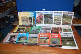 A box of Home Farm self sufficiency magazines no's 49 - 67 from the mid 1980's.