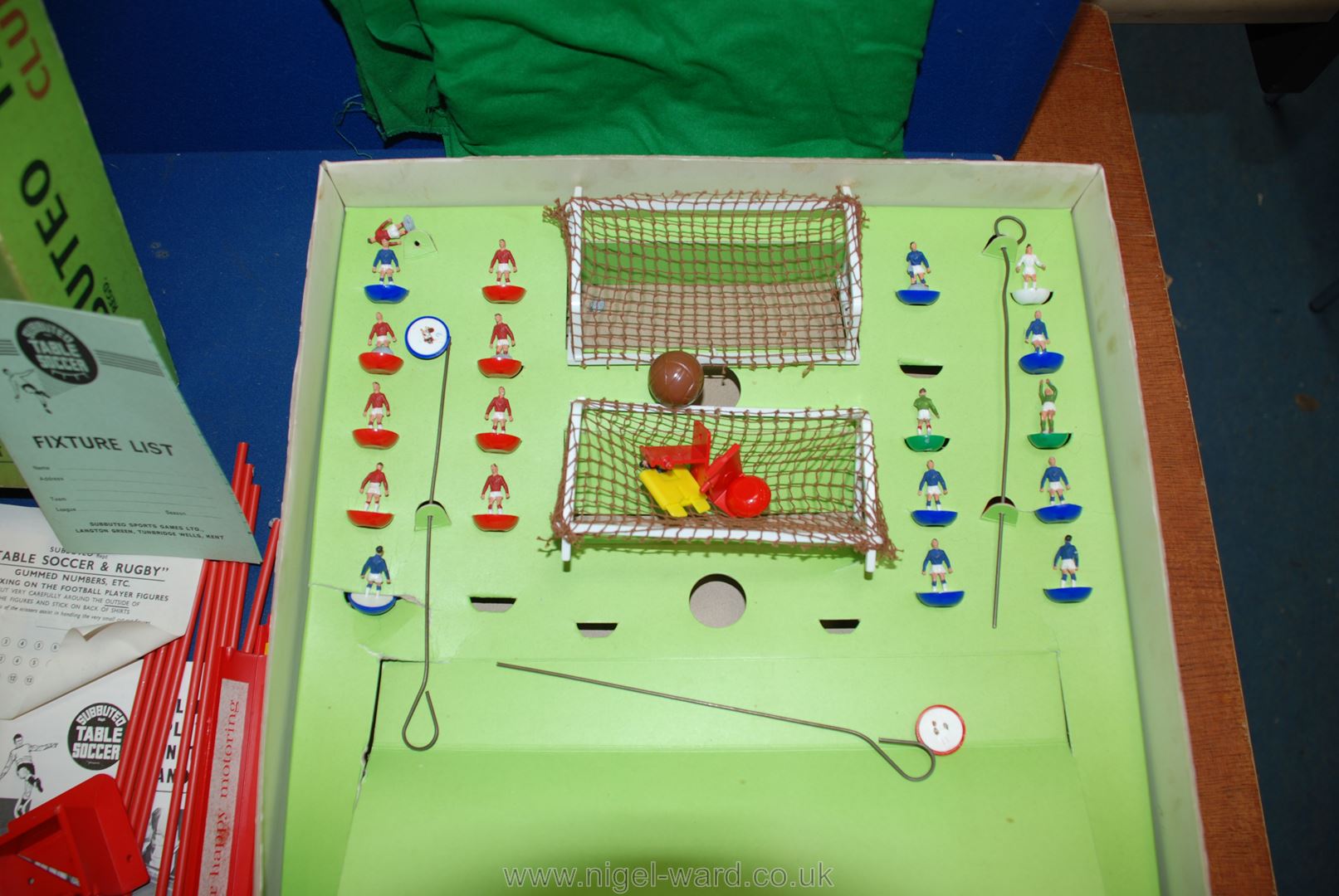 A Subbuteo table soccer Game. - Image 2 of 2