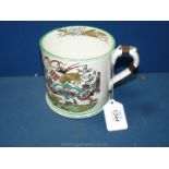 A good one pint mid 19th century God Speed the Plough Mug.