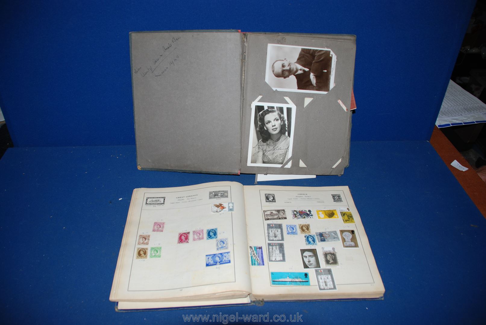 A Postcard Album with many souvenir cards from film stars including Judy Garland, Shirley Temple, - Image 2 of 4