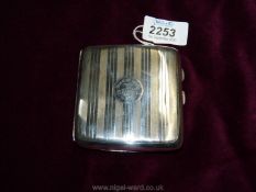 A Silver cigarette Case,