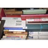 A box of books:Gardening, The Diary of a Farmers Wife, Donkeys, etc.