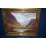 A framed Oil on board, signed lower left Anna Walsh, label verso with title 'Killarney',