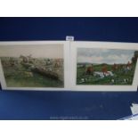 Two sporting coloured prints 'Billiard Stakes' after G.