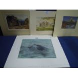 A quantity of prints including The Matterhorn, Ruskin, etc.