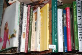 A box of books: Interiors, English Country,