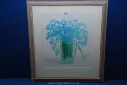 A framed and mounted Artist's Proof entitled Bluebells, signed L. Valerie Christmas.