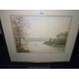 A framed Watercolour depicting River Helford, signed lower right Beryl Davies, 17 1/2'' x 20 1/4''.